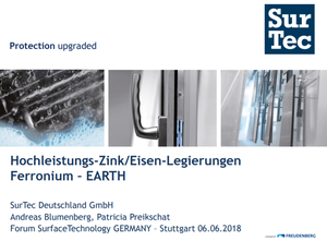 Hochleistungs-Zink/Eisen-Legierungen Ferronium – EARTH